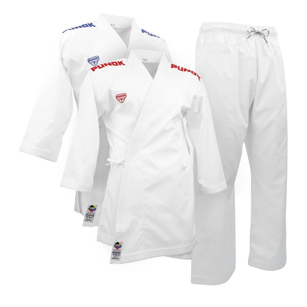 UNIFORME-DE-KUMITE-PUNOK-TAKYON-WKF-SET-PACK-2-CHAQUETAS-Y-1-PANTALON.webp UNIFORME DE KUMITE PUNOK TAKYON WKF SET PACK (2 CHAQUETAS Y 1 PANTALÓN) - Imagen 1